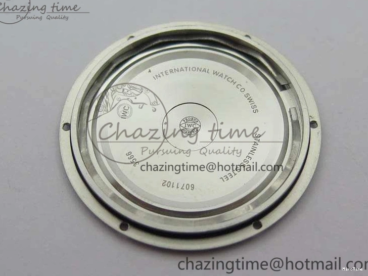 MIROTIME 0201 Da Vinci IW356601 SS TW 1:1 Best Edition Blue Dial On Black Leather Strap A Durable 7239